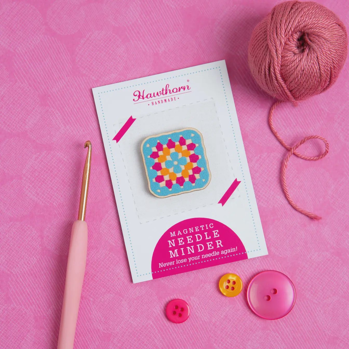 Granny Square Crochet Needle Minder