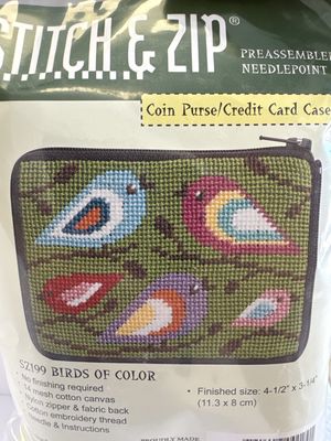 Birds of Color - Credit Card/Coin Purse