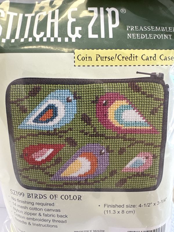 Birds of Color - Credit Card/Coin Purse