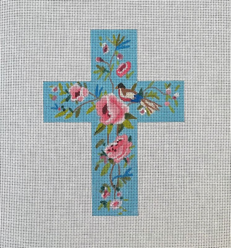 Cross - Bird &amp; Flowers