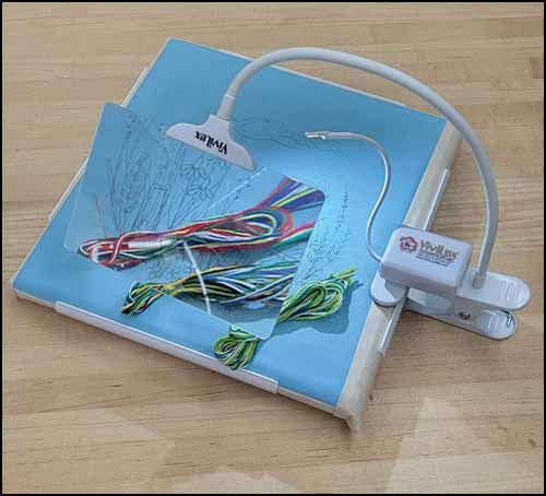 Large Clip on Magnifier with Light