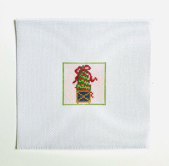 Christmas Topiary Square