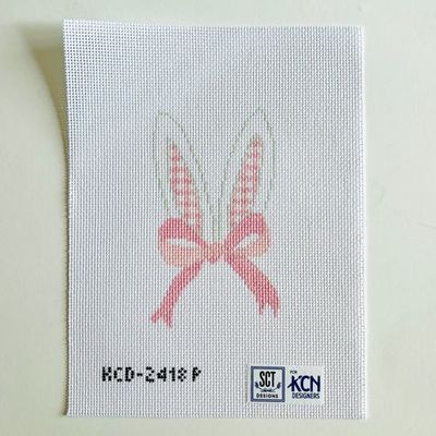 Gingham Bunny Ears - Pink