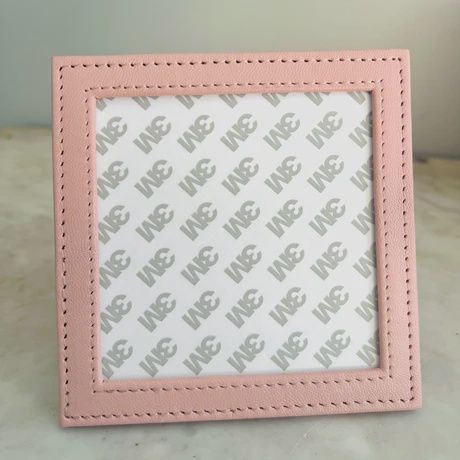 Self Finishing Leather Frame, Color: Apricot Carnival
