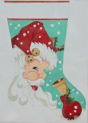 Stocking - Santa with Bell