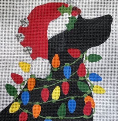 Black Lab Christmas - Small