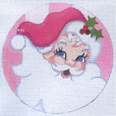 Santa - Pink Background