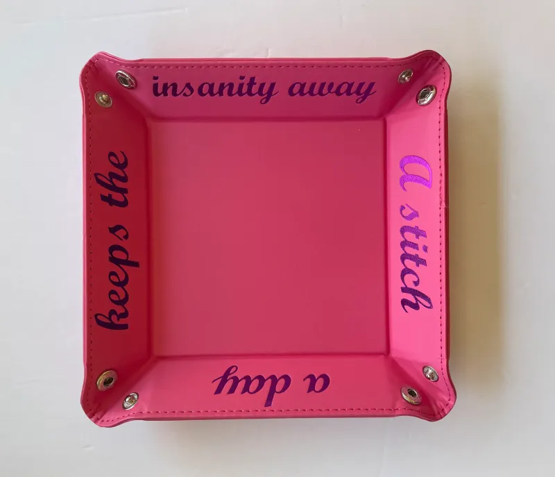 Trunk Show Snap Tray - A Stitch a Day - Pink