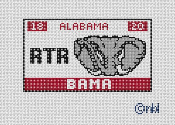 Alabama License Purse Insert