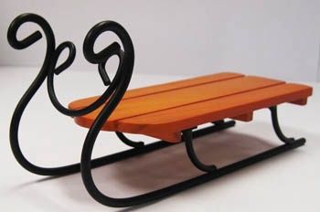 Finishing Sleds - Large Sled Ornaments