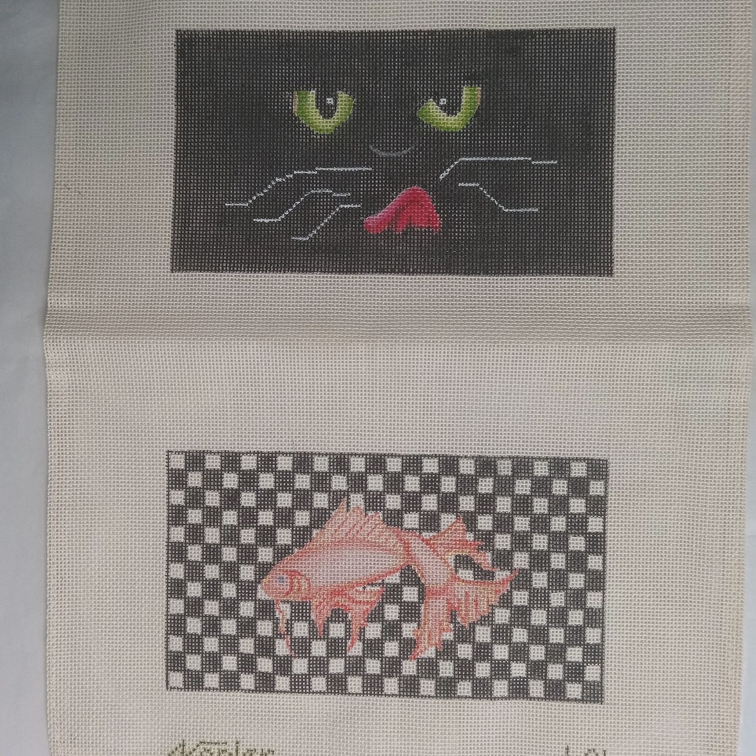 Cat &amp; Goldfish Two-sided Eyeglass Case
