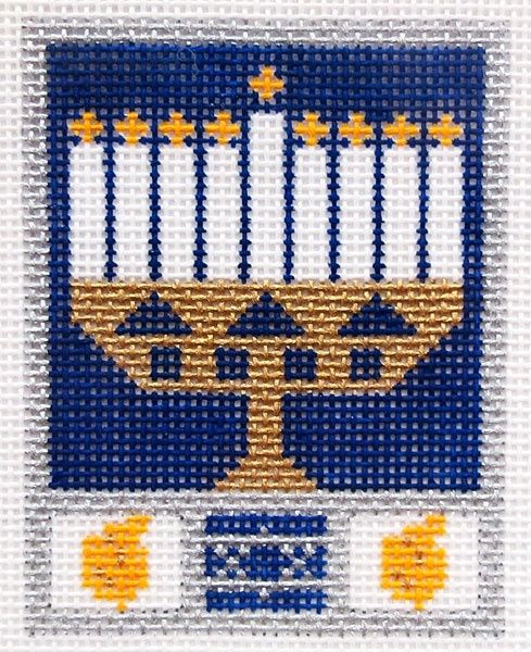 Menorah with Stitch Guide