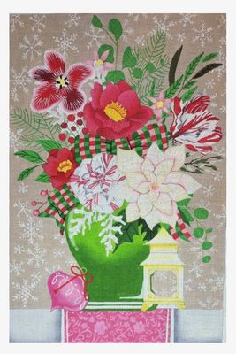 Christmas Floral Vase