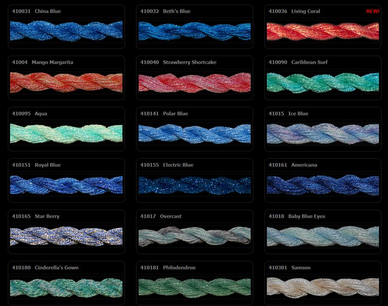 ThreadworX Overdyed Kreinik Braid - 10095 - Aqua