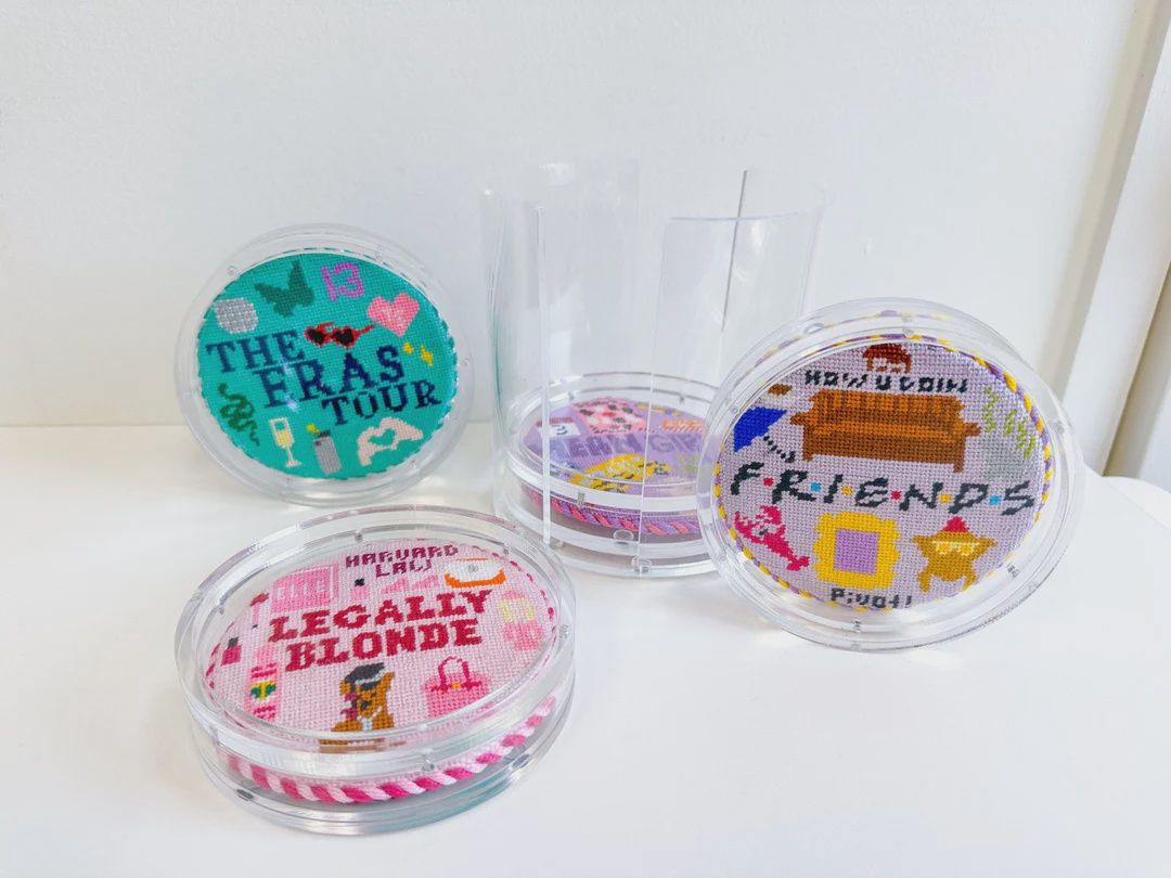 Acrylic Coaster Set, Shape: Circle