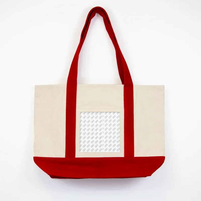 Canvas Tote Bag, Color: Red