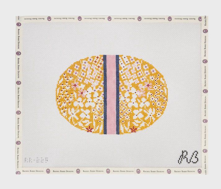 Golden Hour Flower Oval