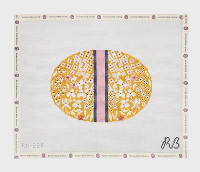 Golden Hour Flower Oval