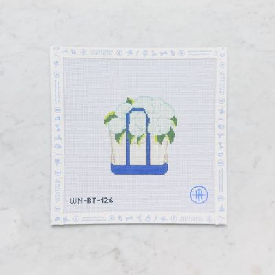 Blooming Hydrangeas Tote - White