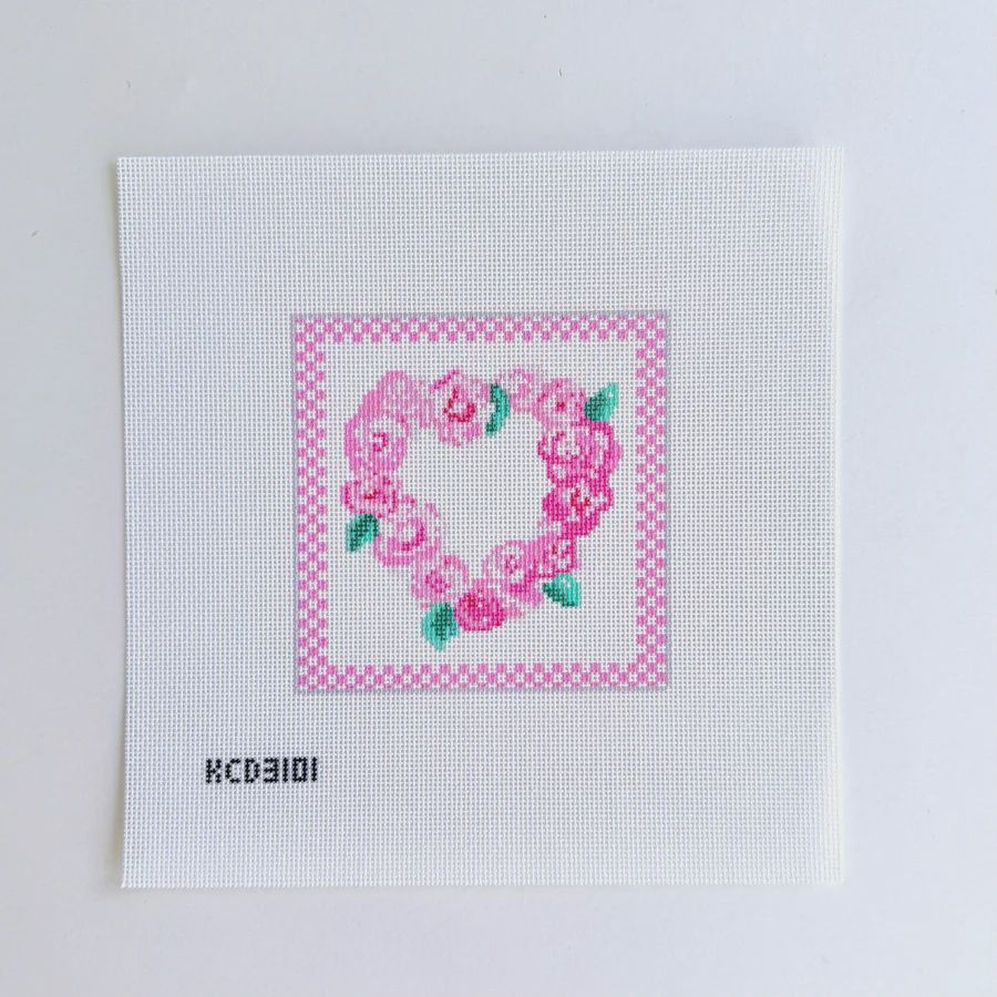 Camelia Heart Love Square