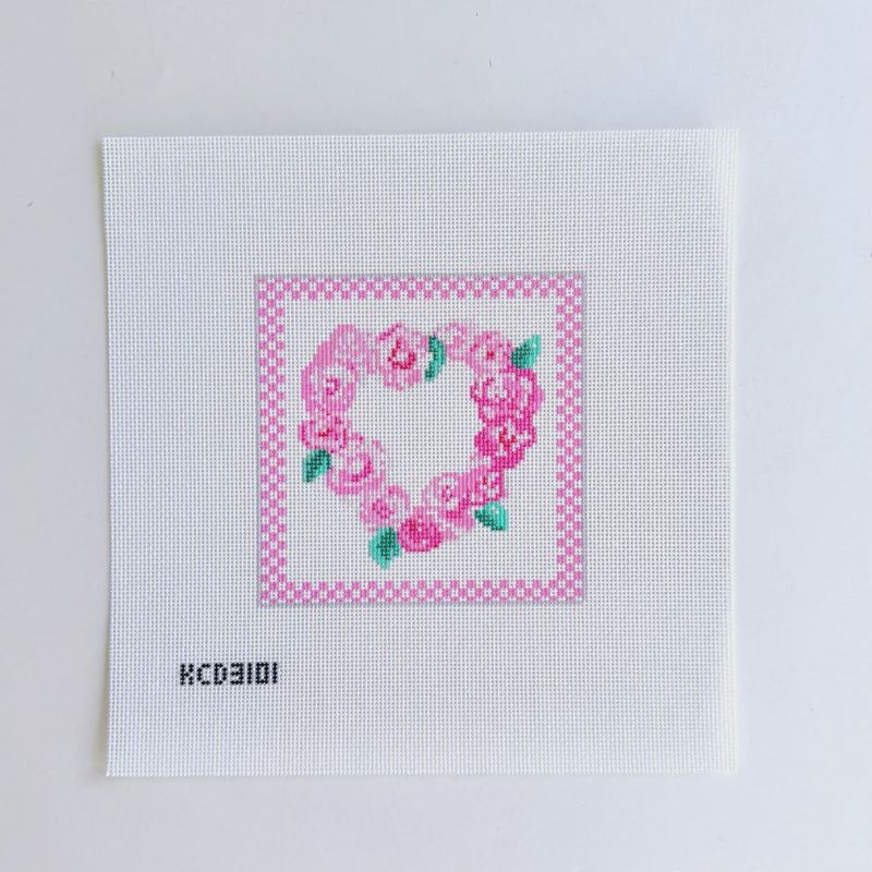 Camelia Heart Love Square