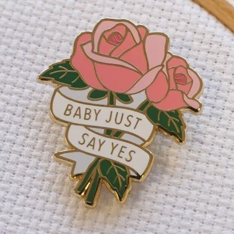 Baby Just Say Yes Needle Minder