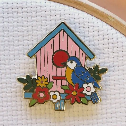 Birdhouse Needle Minder
