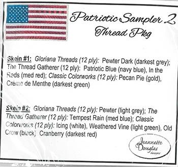 Patriotic Sampler 2 Thread Pack
