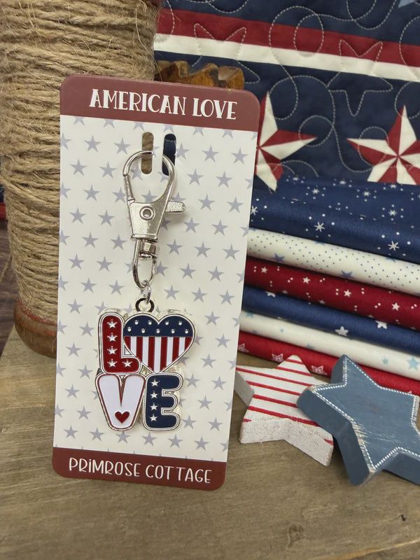 Scissor Fob Charm - American Love