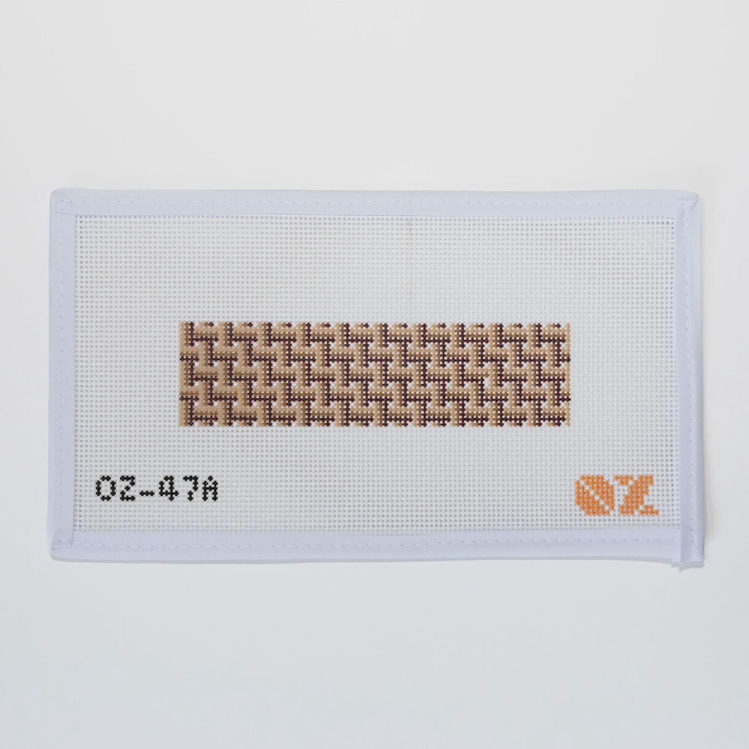 Brown Ombre Basketweave Fob