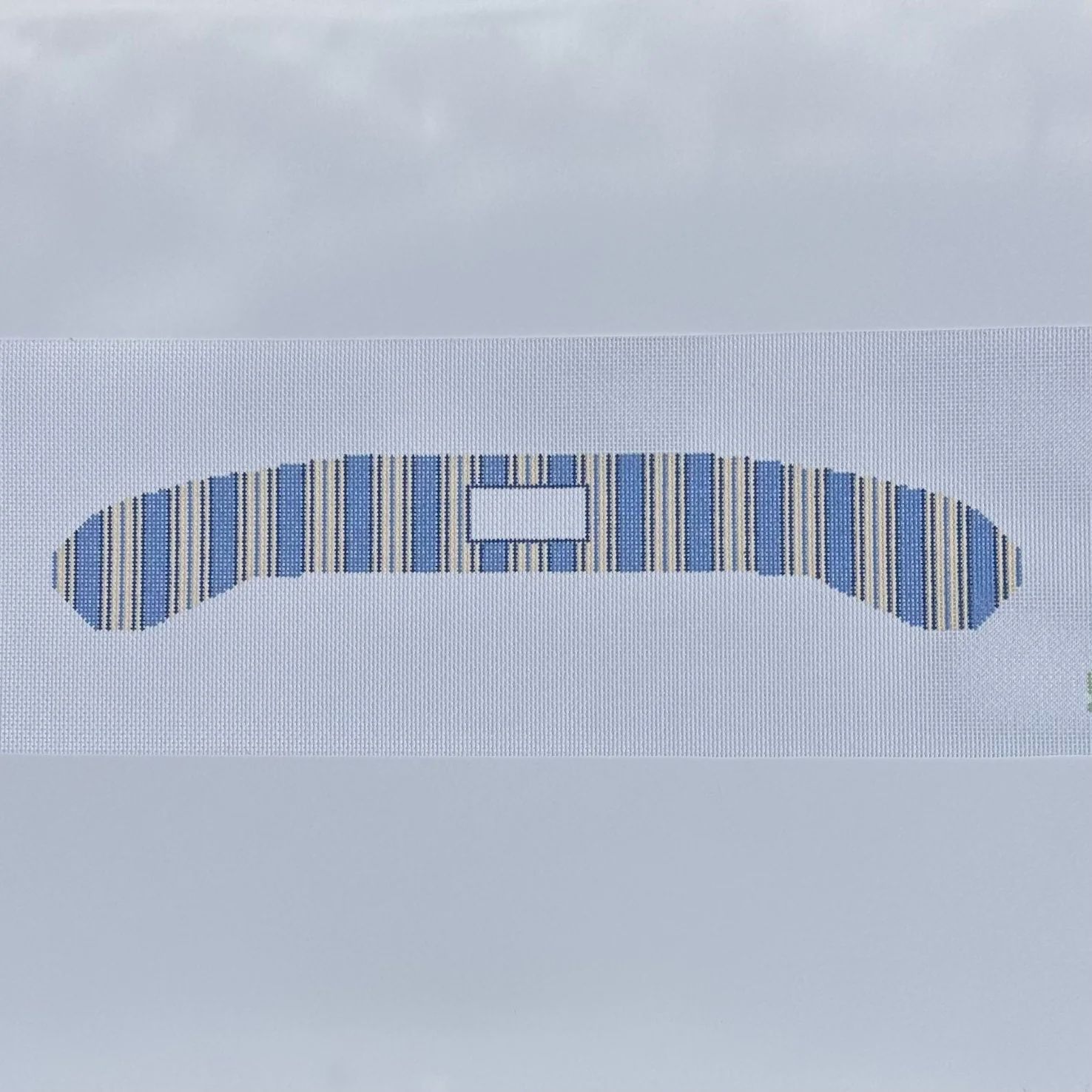 Blue Ticking Stripe Hanger