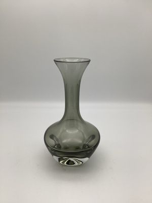 German Cube Glass Vase by Friedrich Kristak