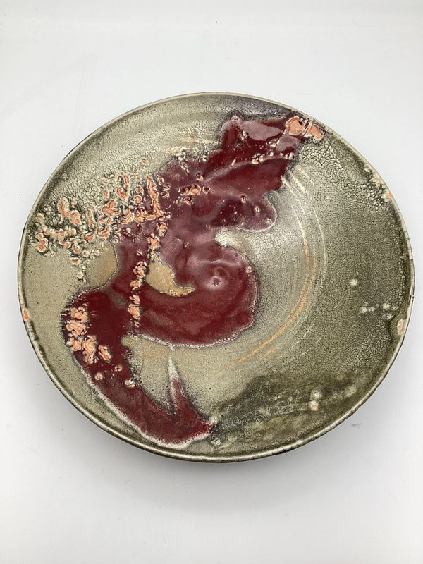 Abstract Studio Pottery Plate