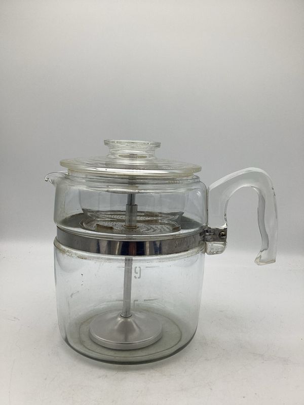 Pyrex “Flameware” 9 Cup Percolator