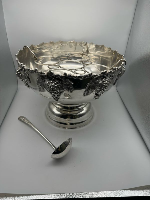 Oversized Silverplate Punchbowl/Wine Bucket