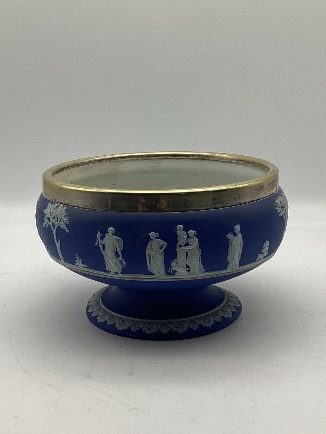 Wedgwood Jasperware Cobalt Blue Bowl