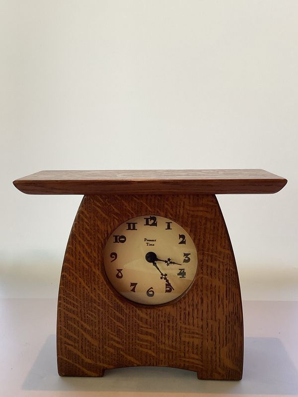 Present Time Buffalo Clock By Jim Dailey