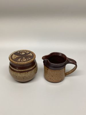 Cream &amp; Sugar Ceramic Pair