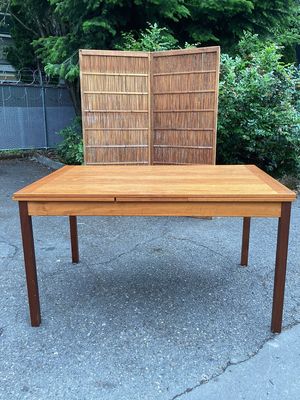 Large Mobler Extendable Dining Table