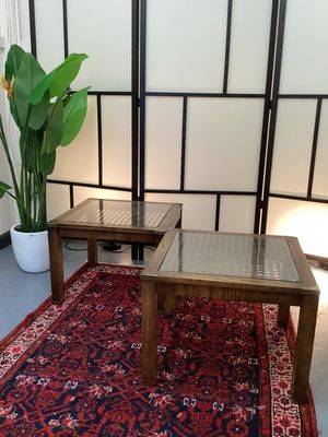 Brandt Parsons Side Tables, Pair