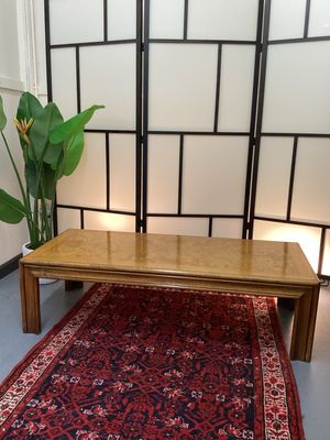 Burl Wood Coffee Table