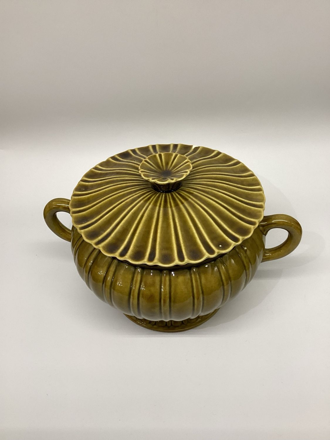 Green Californian Covered Casserole Dish