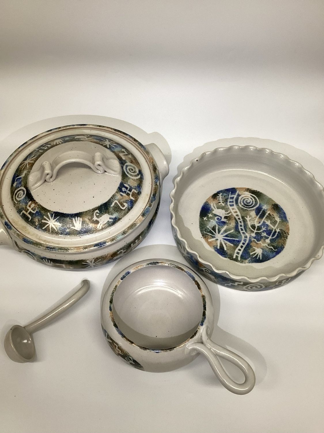 Colorado River Pottery Bakeware, 4pc set