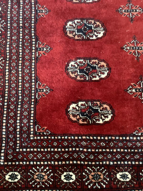 Large Bokara Style Wool Rug