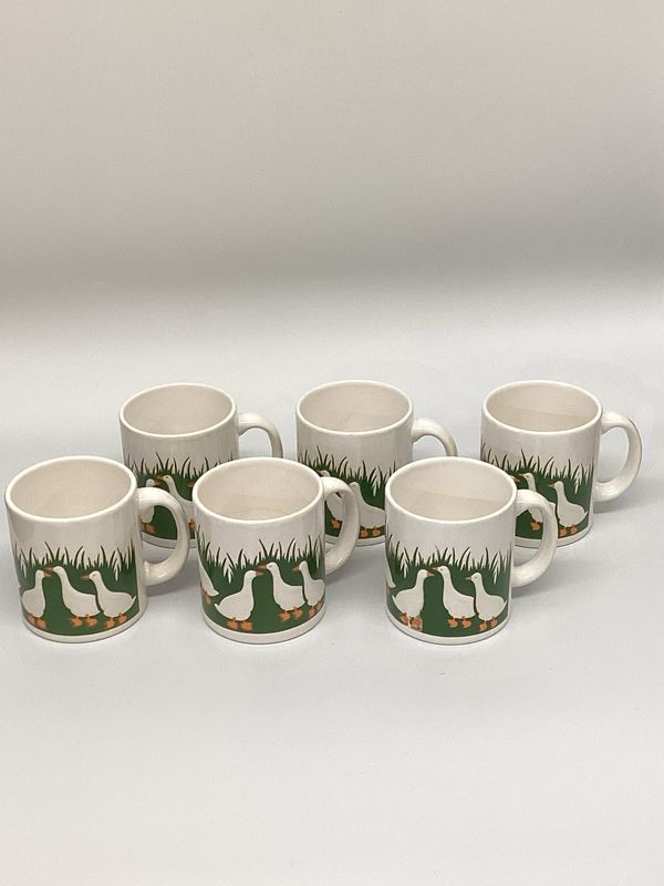Waechtersbach Geese Mugs, set of 6