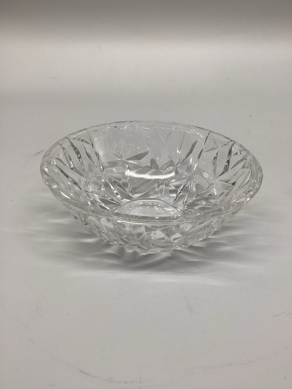 Tiffany &amp; Co. Rock Cut Crystal Bowl