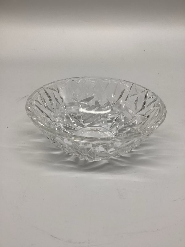 Tiffany &amp; Co. Rock Cut Crystal Bowl