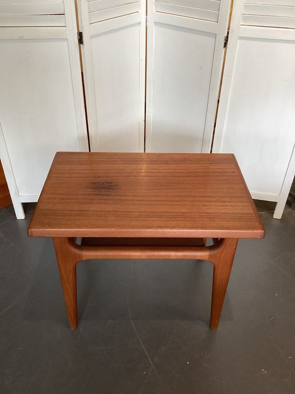 Teak Side Table by Niels Bach for Møbelfabrik
