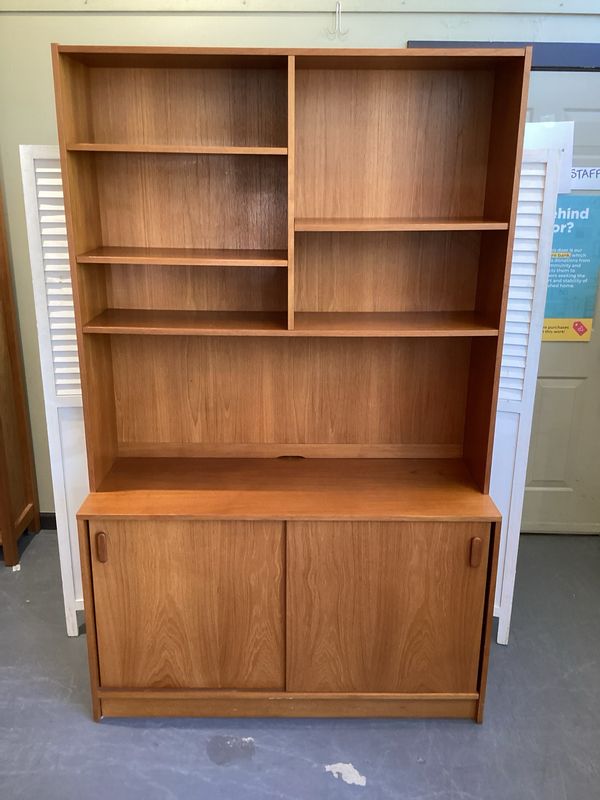 Danish 2-Piece Teak Credenza