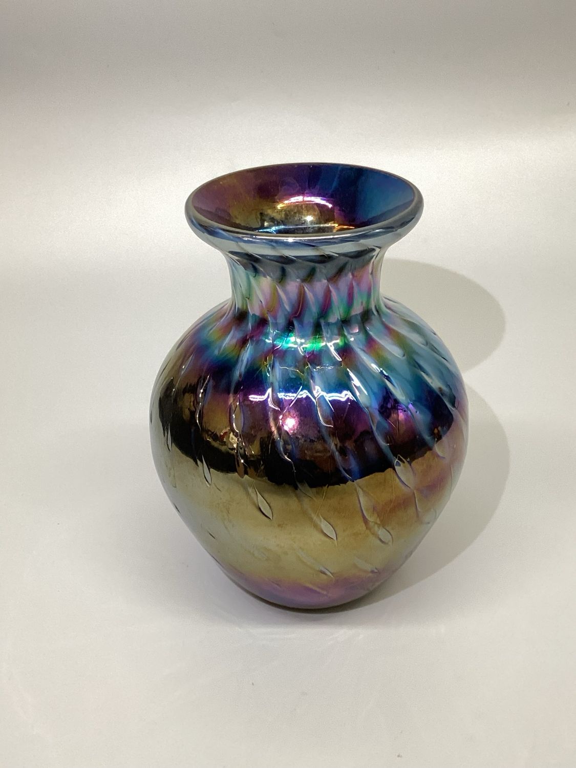 Mt St. Helen’s Glass Vase